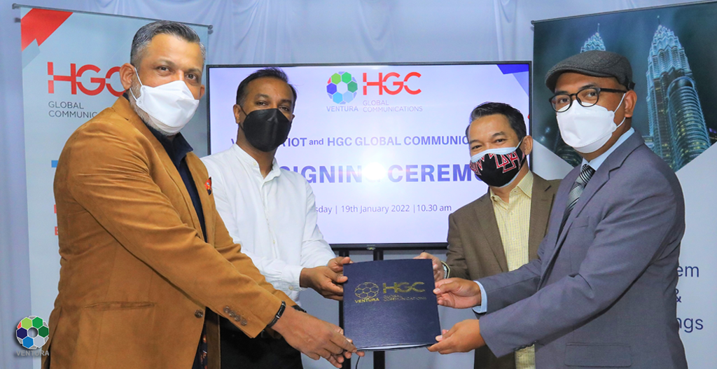 HGC Signs MoU With Ventura IOT To Pursue The Internationalization Of IOT Across Malaysian Digitalization Journey.